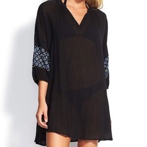 Brand New Seafolly Embroidery Sleeve Dress